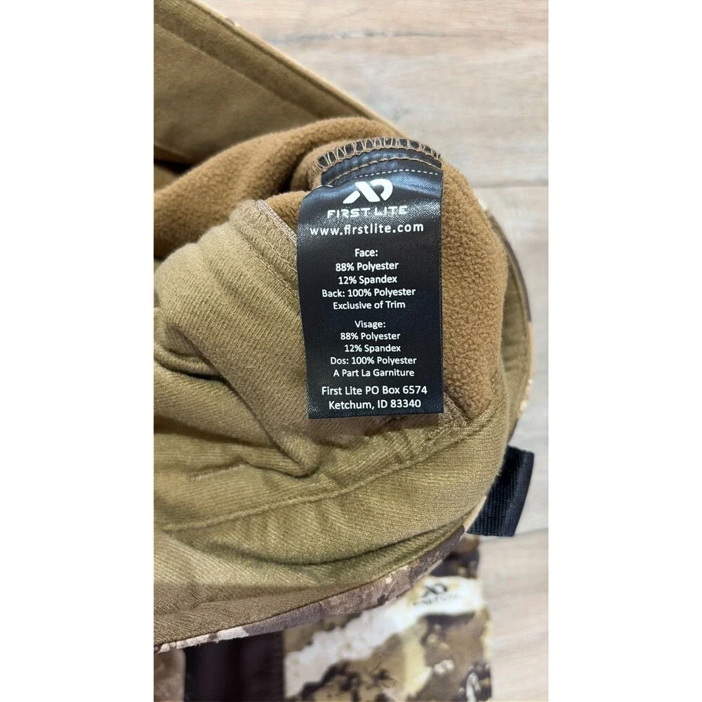 First Lite Catalyst Pants Women's Large Cipher Camo Fleece Lined Stretch